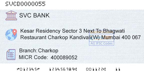The Shamrao Vithal Cooperative Bank CharkopBranch 