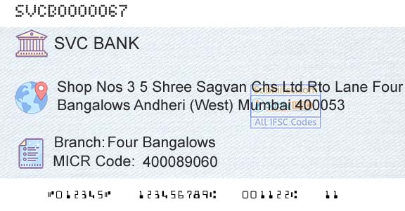 The Shamrao Vithal Cooperative Bank Four BangalowsBranch 