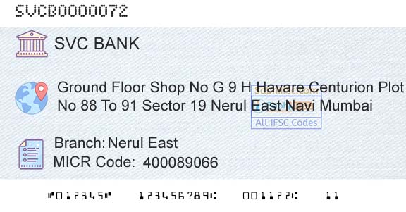 The Shamrao Vithal Cooperative Bank Nerul EastBranch 