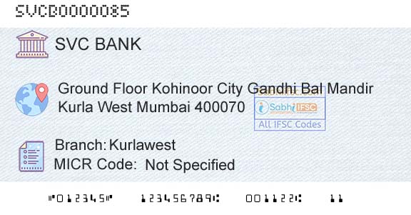 The Shamrao Vithal Cooperative Bank KurlawestBranch 