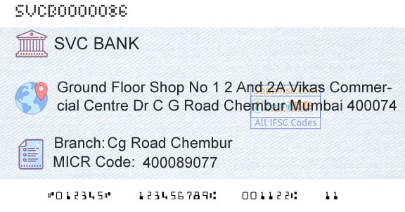 The Shamrao Vithal Cooperative Bank Cg Road ChemburBranch 
