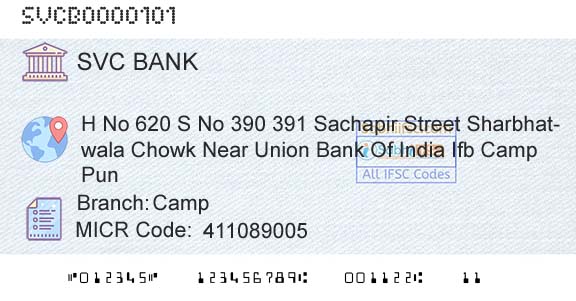 The Shamrao Vithal Cooperative Bank CampBranch 