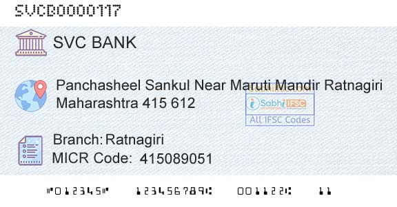 The Shamrao Vithal Cooperative Bank RatnagiriBranch 