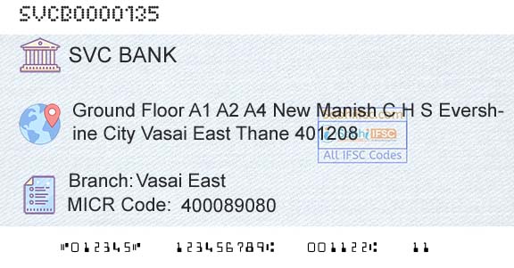 The Shamrao Vithal Cooperative Bank Vasai EastBranch 