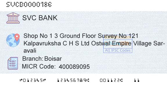 The Shamrao Vithal Cooperative Bank BoisarBranch 