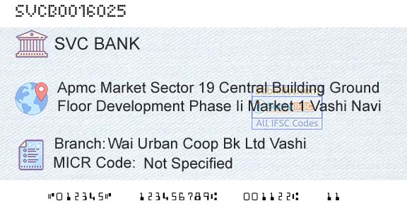 The Shamrao Vithal Cooperative Bank Wai Urban Coop Bk Ltd VashiBranch 
