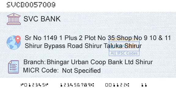 The Shamrao Vithal Cooperative Bank Bhingar Urban Coop Bank Ltd ShirurBranch 