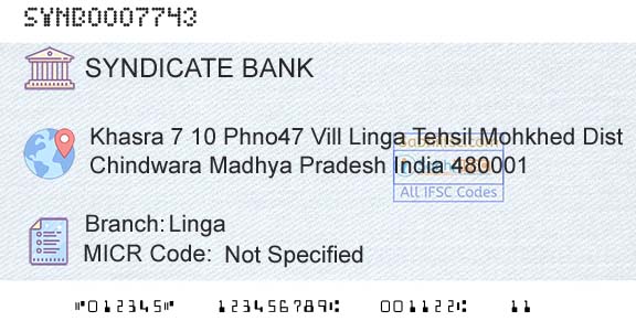 Syndicate Bank LingaBranch 
