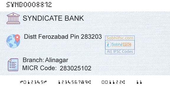Syndicate Bank AlinagarBranch 
