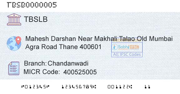 The Thane Bharat Sahakari Bank Limited ChandanwadiBranch 