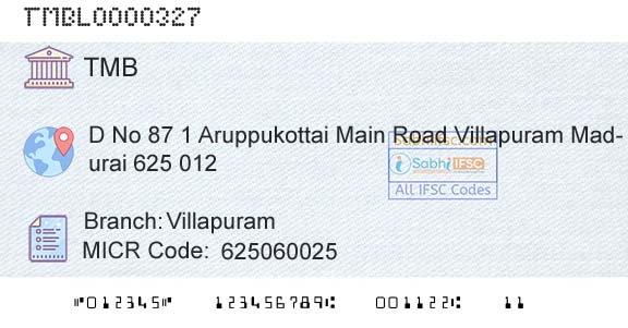 Tamilnad Mercantile Bank Limited VillapuramBranch 