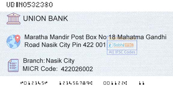 Union Bank Of India Nasik CityBranch 