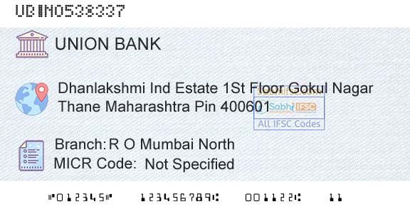 Union Bank Of India R O Mumbai NorthBranch 