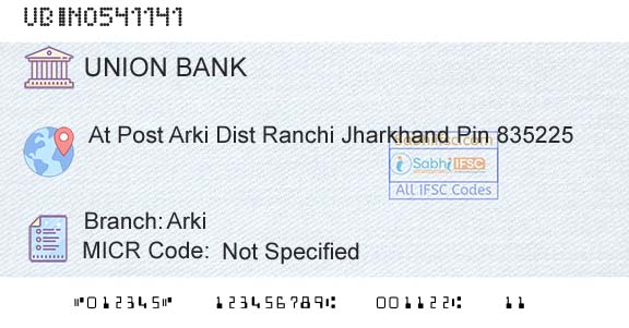 Union Bank Of India ArkiBranch 