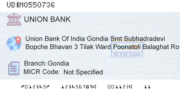 Union Bank Of India GondiaBranch 