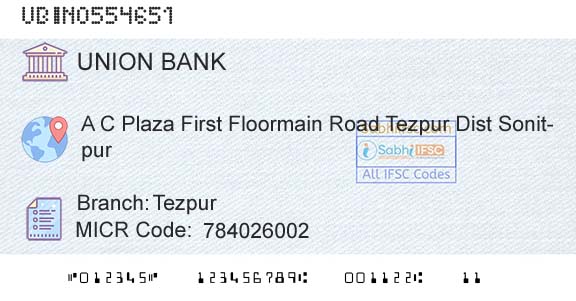 Union Bank Of India TezpurBranch 