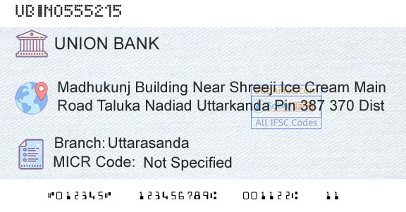 Union Bank Of India UttarasandaBranch 