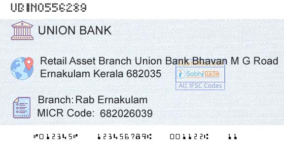 Union Bank Of India Rab ErnakulamBranch 