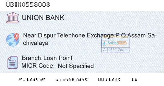 Union Bank Of India Loan PointBranch 