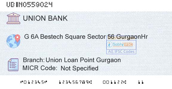 Union Bank Of India Union Loan Point GurgaonBranch 