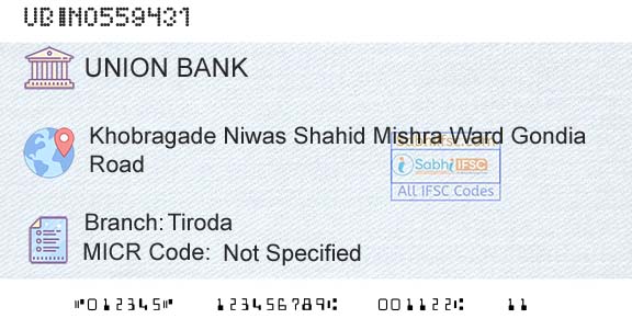 Union Bank Of India TirodaBranch 
