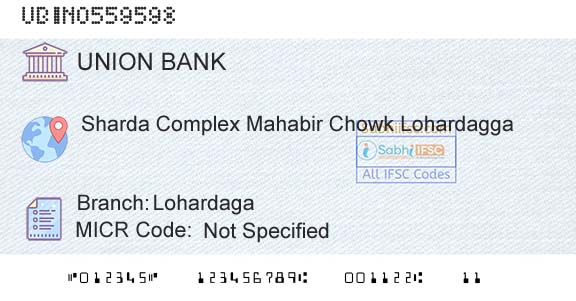 Union Bank Of India LohardagaBranch 