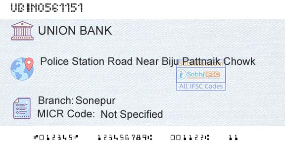 Union Bank Of India SonepurBranch 