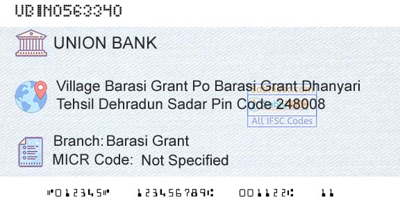 Union Bank Of India Barasi GrantBranch 
