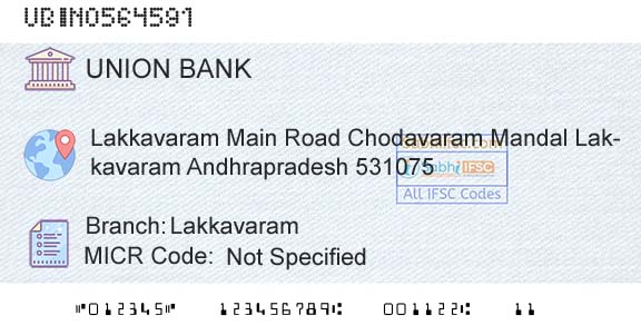 Union Bank Of India LakkavaramBranch 