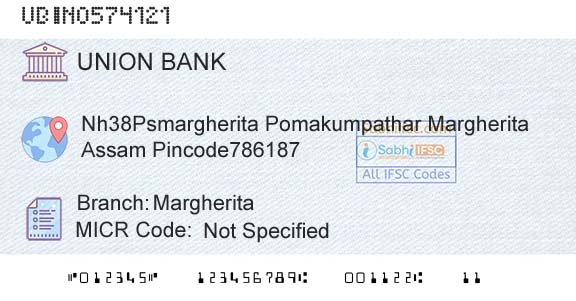 Union Bank Of India MargheritaBranch 