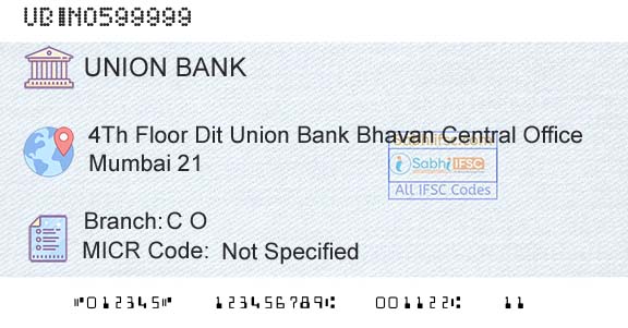 Union Bank Of India C OBranch 
