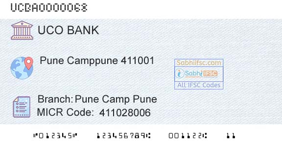 Uco Bank Pune Camp PuneBranch 