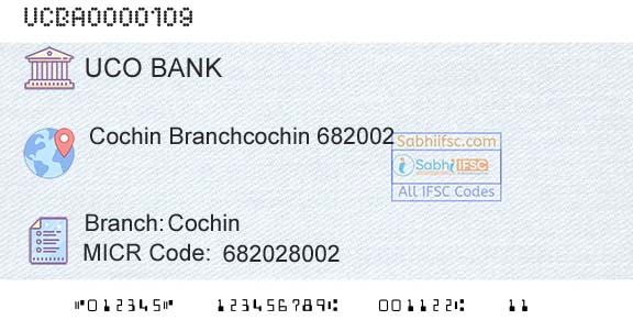 Uco Bank CochinBranch 