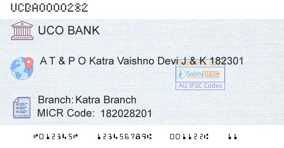 Uco Bank Katra BranchBranch 