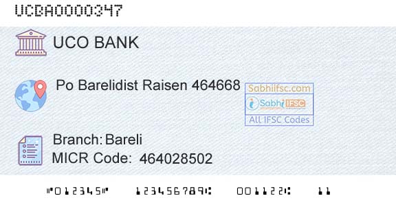 Uco Bank BareliBranch 