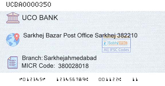 Uco Bank SarkhejahmedabadBranch 