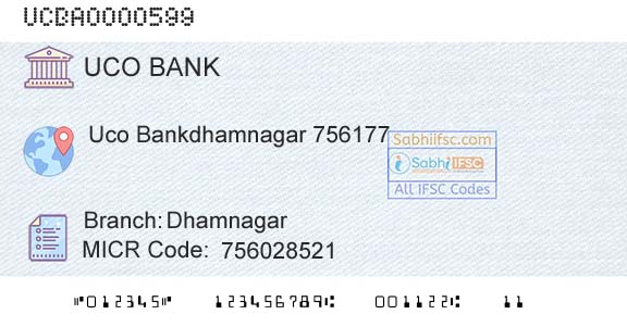 Uco Bank DhamnagarBranch 