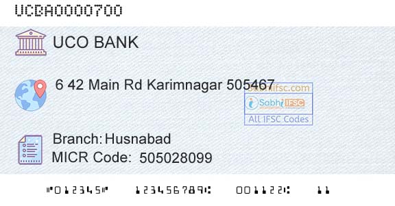 Uco Bank HusnabadBranch 