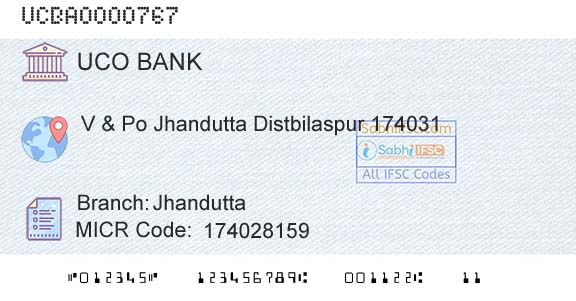 Uco Bank JhanduttaBranch 