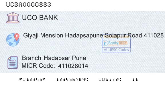 Uco Bank Hadapsar PuneBranch 