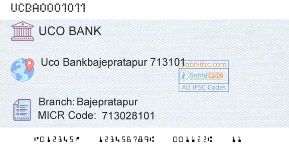 Uco Bank BajepratapurBranch 