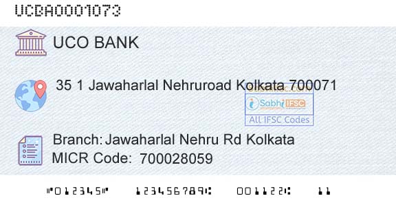 Uco Bank Jawaharlal Nehru Rd KolkataBranch 