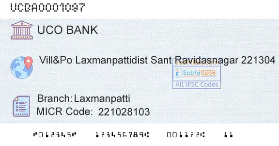 Uco Bank LaxmanpattiBranch 
