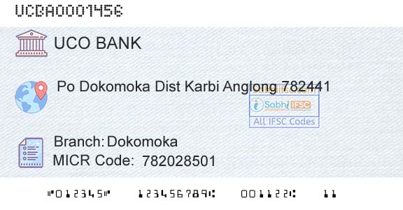 Uco Bank DokomokaBranch 