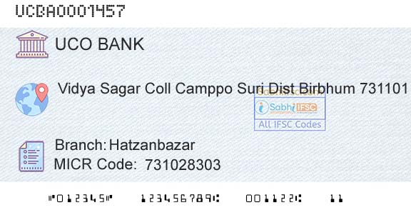 Uco Bank HatzanbazarBranch 