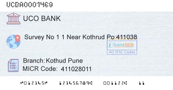 Uco Bank Kothud PuneBranch 