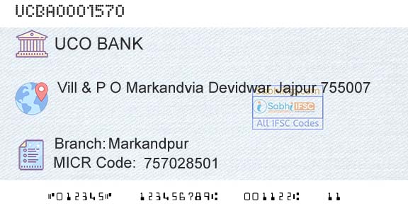 Uco Bank MarkandpurBranch 