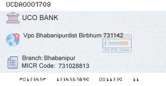 Uco Bank BhabanipurBranch 