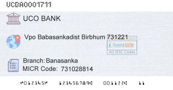 Uco Bank BanasankaBranch 