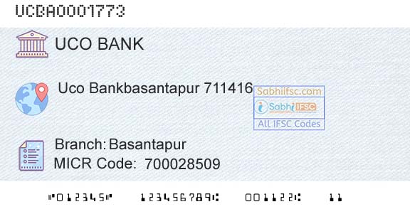 Uco Bank BasantapurBranch 